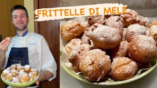 FRITTELLE DI MELE DELLA NONNA friciulin fatte in casa ricetta tipica