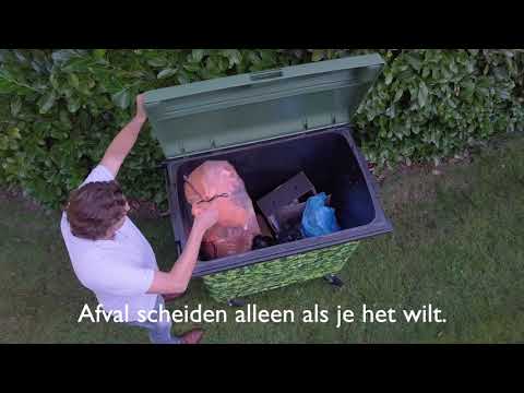 Alles-in-1 container van STOPMIJNAFVAL