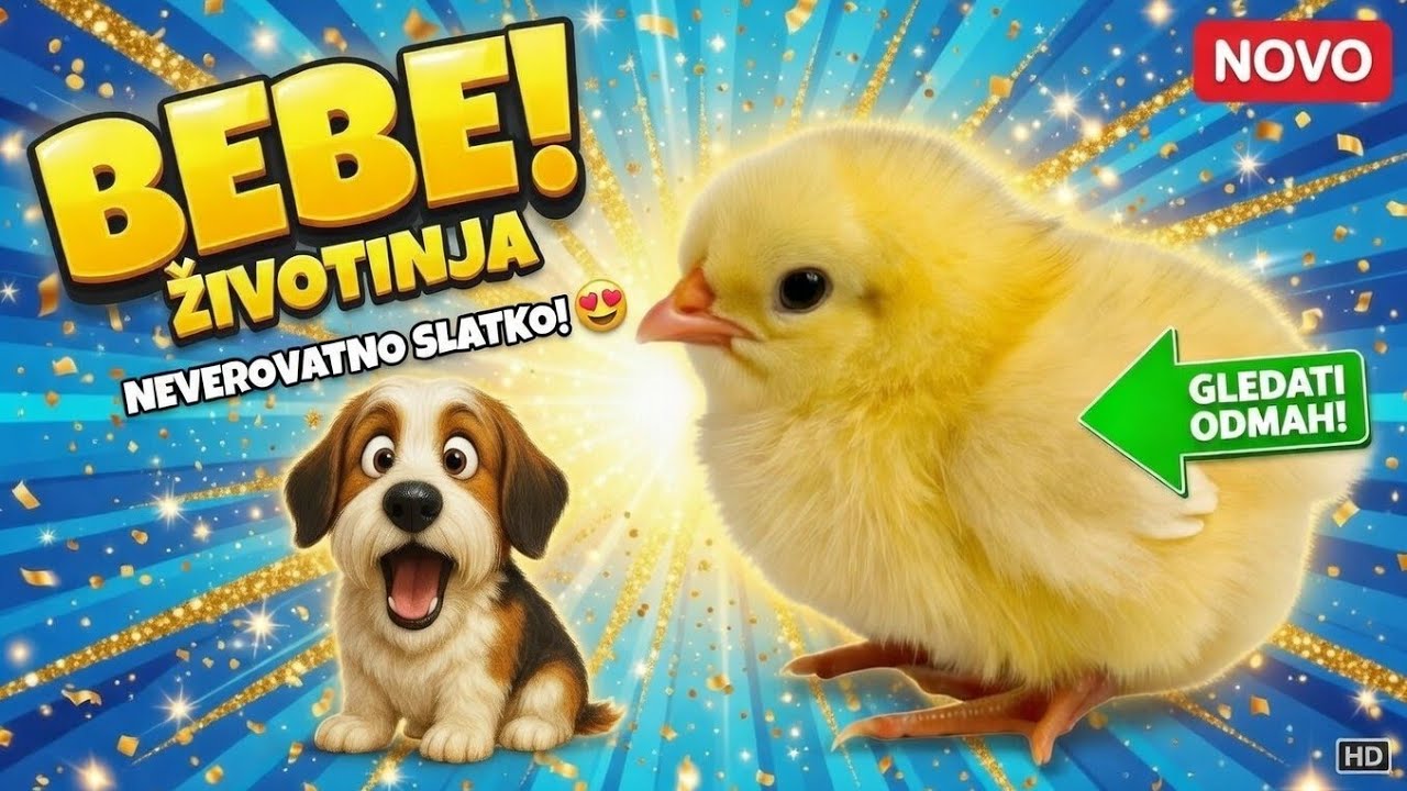 BEBE DOMAĆIH ŽIVOTINJA 🐮🐱🐴🐷🐶 | Džonijeva škola | Edukativni video za decu