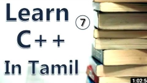 Learn c program in tamil part 7 - All strings and concepts explained - tamil hacks