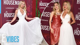 Sydney Sweeney Stuns in Plunging White Dress at The Housemaid Premiere Entertain