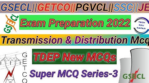 Electrical Engineering mcq||Transmission and distribution important Mcq||Part-3||GSECL||GETCO||PGVCL