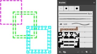 How to create a quick stitch library using  brushes