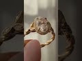 Oval Cut Lab Grown Diamond Ring Halo Set Twisted Band Ring