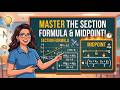 Coordinate Geometry Applications | Section &amp; Midpoint Formula