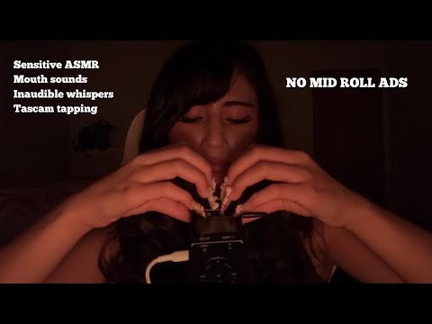 ASMR ~ Tingly inaudible whispers, mouth sounds, trigger words and tascam taps ( No mid roll ads )