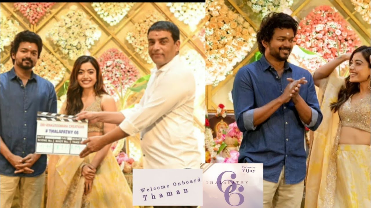 Thalapathy 66 poojai | official cast | Thalapathy Vijay & Rashmika Mandanna
