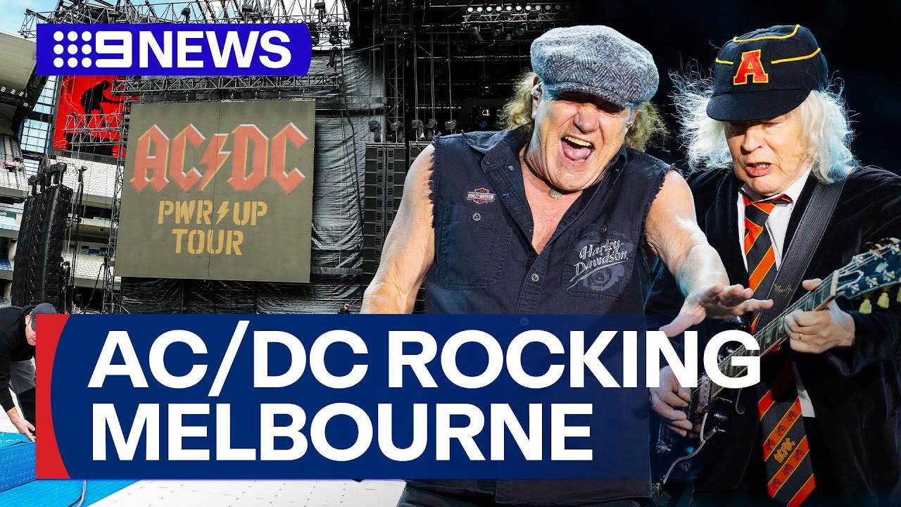 Music icons AC/DC set to rock Melbourne | 9 News Australia - YouTube