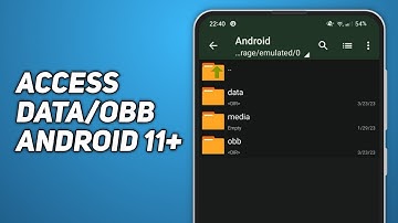 How to Access Data & Obb Folders on Android 11/12