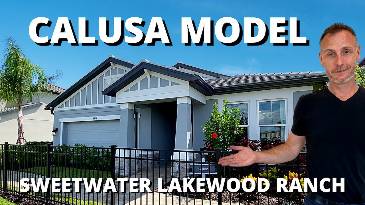 This Sweetwater Lakewood Ranch Home is Impressive! The Calusa MI Homes