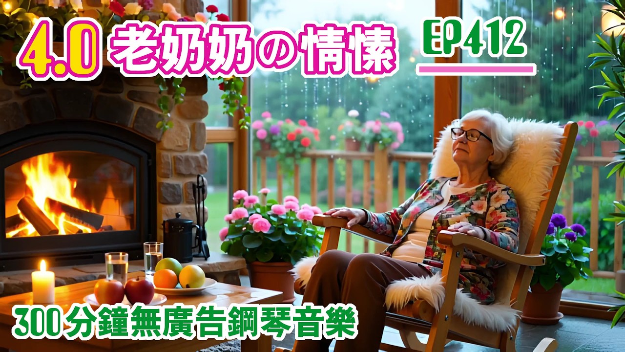 【300分鐘の鋼琴音樂】4.0 老奶奶の情愫｜單支音樂，無廣告鋼琴音樂， 長時間療癒，可放置陪伴。