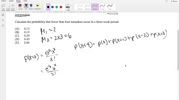 SOA Exam P Question 173 | Poisson Distribution