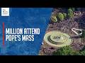 Over 1.2 million people attend Pope's mass in Madrid