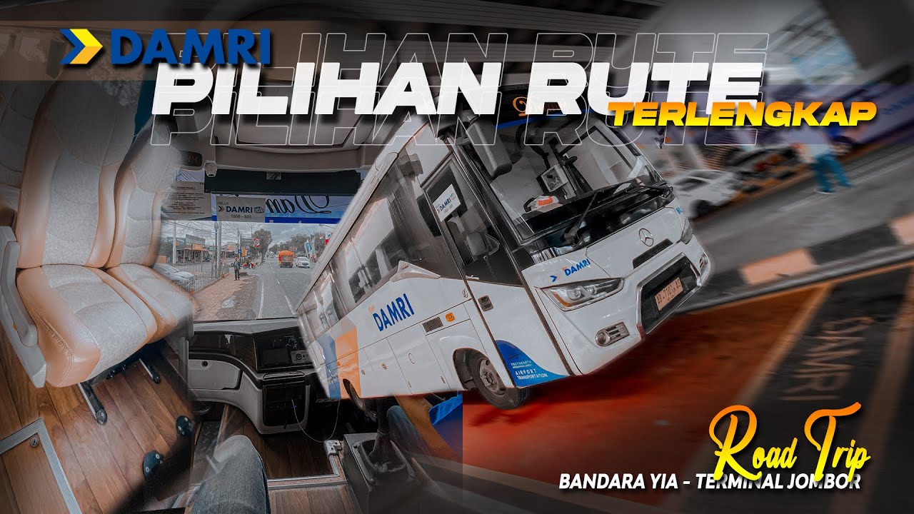 RUTE PALING LENGKAP❗❗DAMRI BANDARA YIA | Trip Report Bandara YIA - Terminal Jombor
