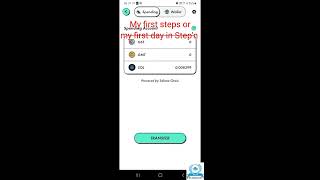 My first steps on Step'n, Today's my first day