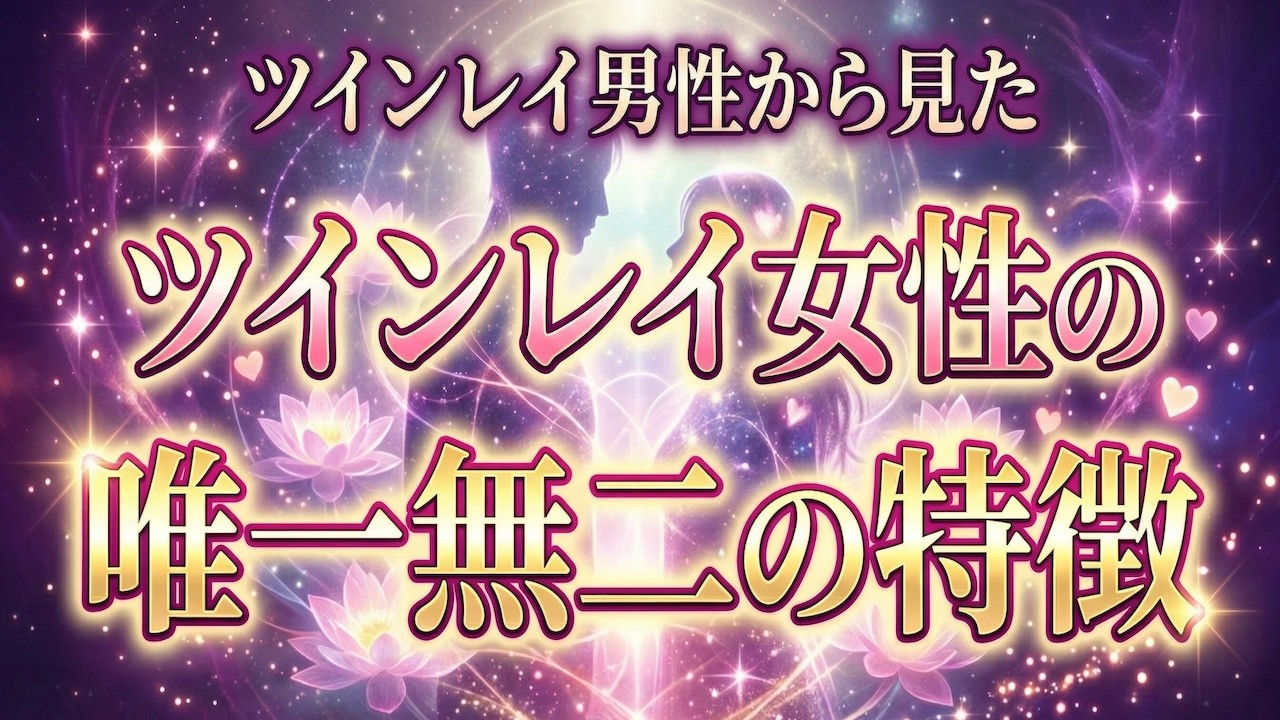 ツインレイ男性だけが感じるツイン女性の唯一無二の特徴や雰囲気３選