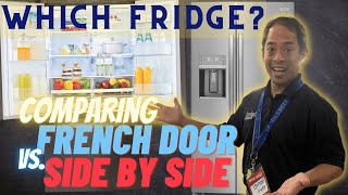 What’s the DIFFERENCE between a sidebyside and French Door Fridge? 2022