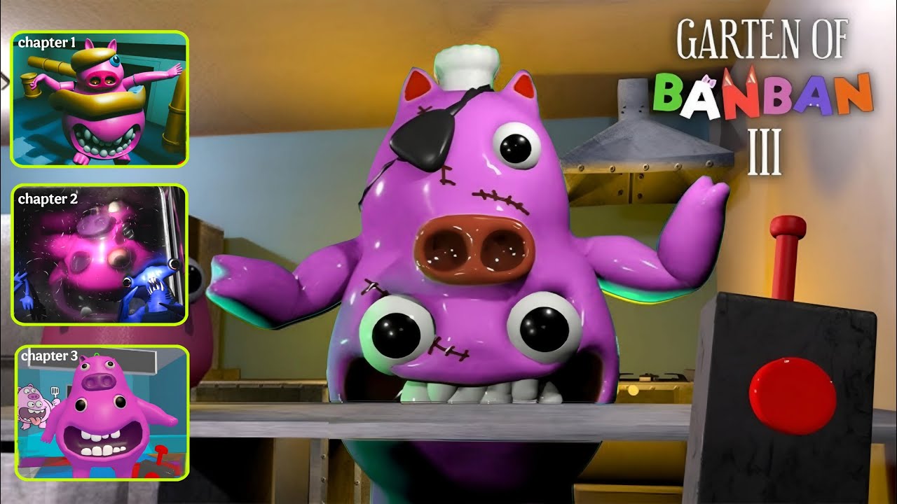 Chef Pigster Monster, Green Monster, Green Monster Survival 4 - Gameplay Walkthrough (Android, iOS)