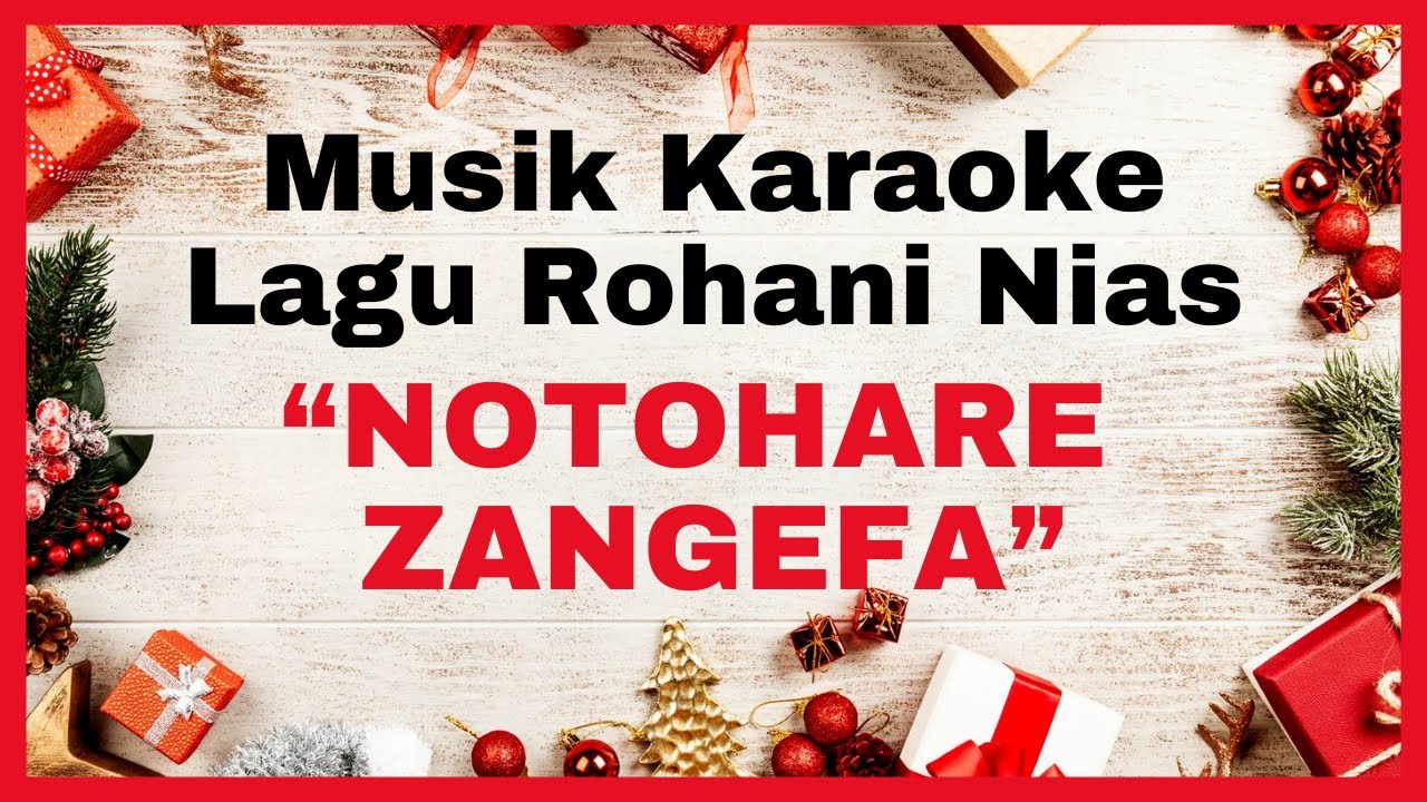 KARAOKE NOTOHARE ZANGEFA