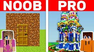 NOOB vs CHEATER: I Cheated in a Build Challenge (Minecraft)