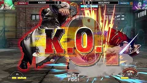 FF:CotW 🐺 KAISER (Terry Bogard) vs NEGUINHO (Gato)⭐Replay Match - FATAL FURY: CotW - 11/25