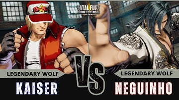 FF:CotW 🐺 KAISER (Terry Bogard) vs NEGUINHO (Gato)⭐Replay Match - FATAL FURY: CotW - 11/25
