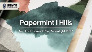 Hills | Earth Tones R026, Moonlight R027
