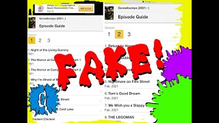 Goosebumps TV Series Reboot: IMDB Episode List FAKE!