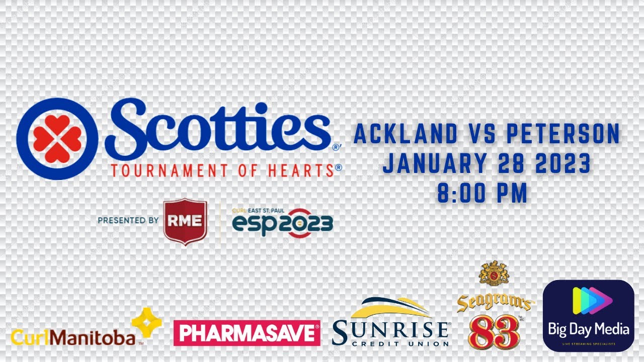 ACKLAND vs PETERSON - 2023 Scotties Tournament of Hearts presented by RME - 800pm