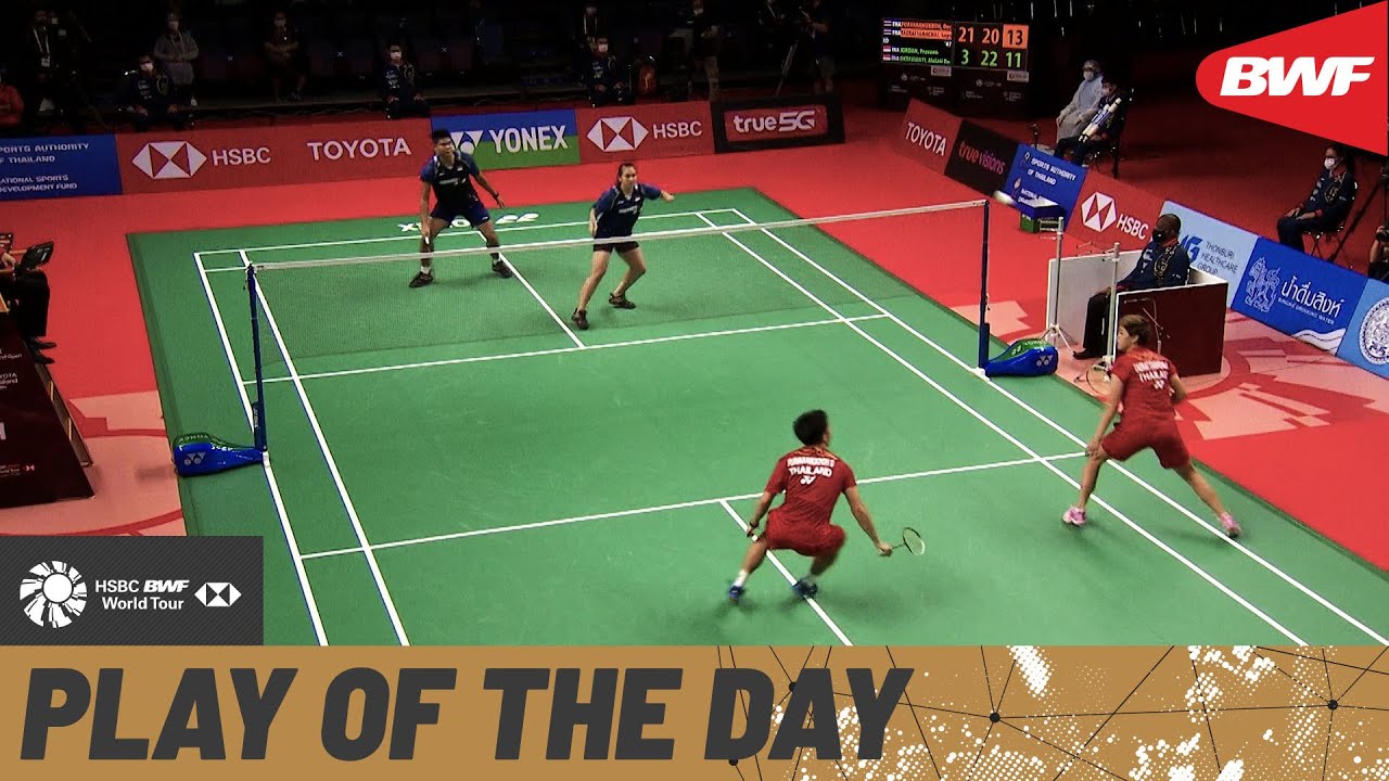 YONEX Thailand Open Play of the Day Absolute commitment from Puavaranukroh /Taerattanachai