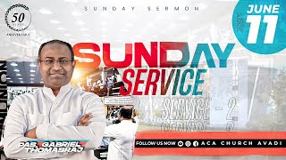 LIVE | Sunday Service - 2 (Tamil & English) | 11 June 2023