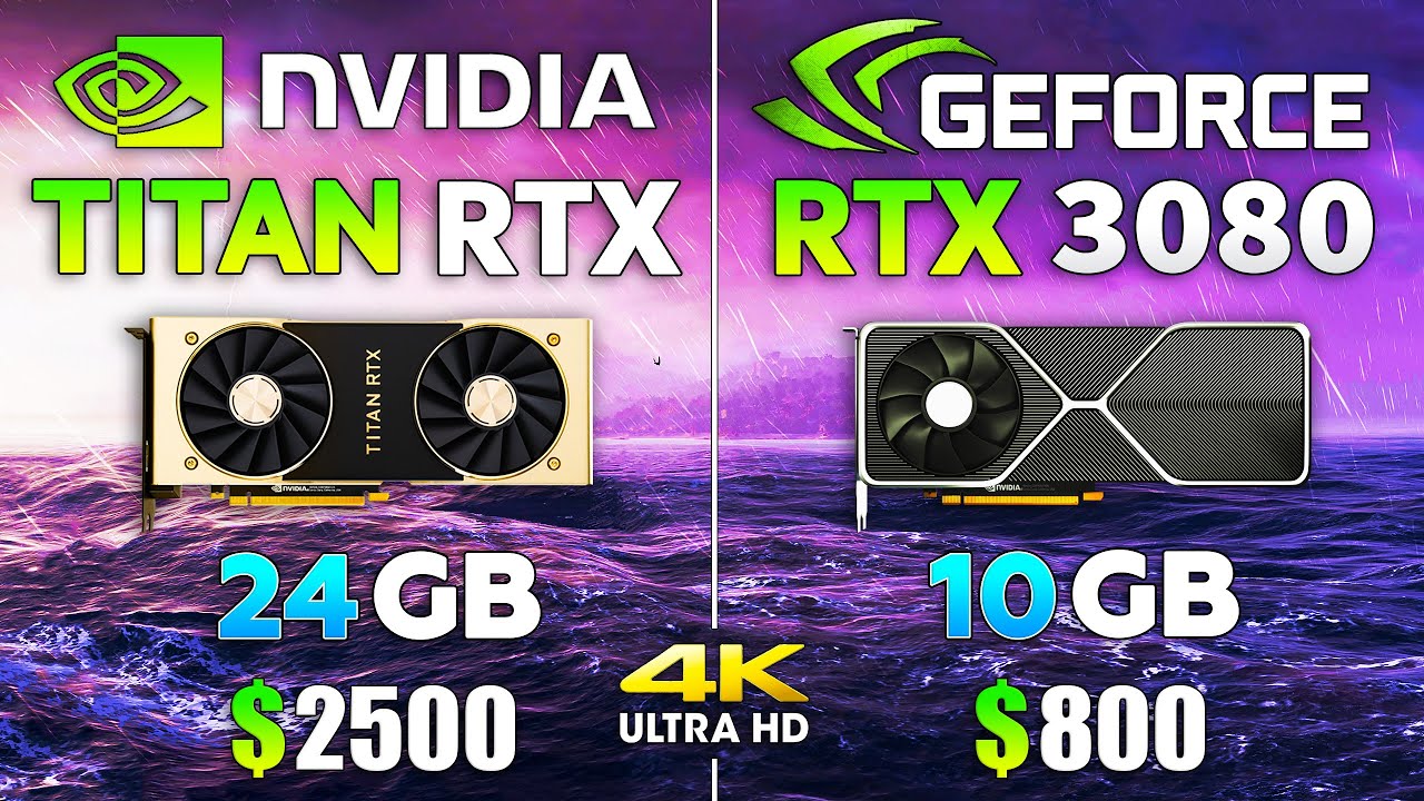 pedal Kan beregnes Gavmild TITAN RTX 24GB vs RTX 3080 10GB - Test in 10 Games - YouTube