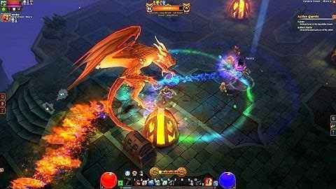 Torchlight 2 Boss fight gameplay PC