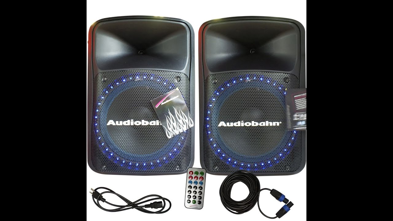 AUDIOBAHN PRO/DJ LOUD SPEAKER PRUEBA/UNBOXING HD YouTube