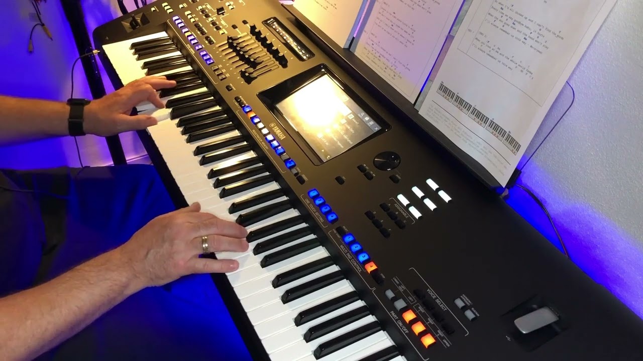 Kandis / Vikingerne For dine to blå øjnes skyld Yamaha Genos cover