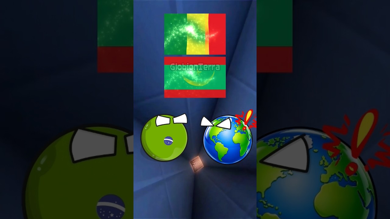 Quando a Cor Amarela das Bandeiras Vira Verde Parte 2 #countryballs