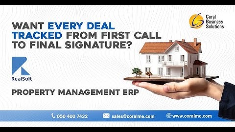 RealSoft ERP – #1 Property Management ERP in UAE | Automate Your Real Estate Business
