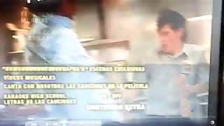 High School Musical Two Dvd Menu Spanish Pitch 0