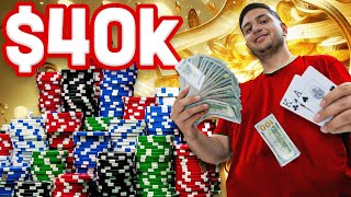 REACTING to the BIGGEST HAND OF MY POKER CARRER! ($40,000)