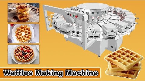 Semi-Automatic Soft Waffle Making Machine|Waffles Making Machine|Round Waffle Making Machine