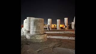 Visiting the Temple of the Gods Sobek &amp; Haroeris in the town of Kom Ombo , Egypt