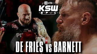 Phil De Fries vs. Josh Barnett | XTB KSW Epic Trailer