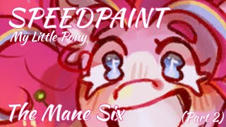 The mane six (PART 2)// Pinkie Pie [MLP SPEEDPAINT]