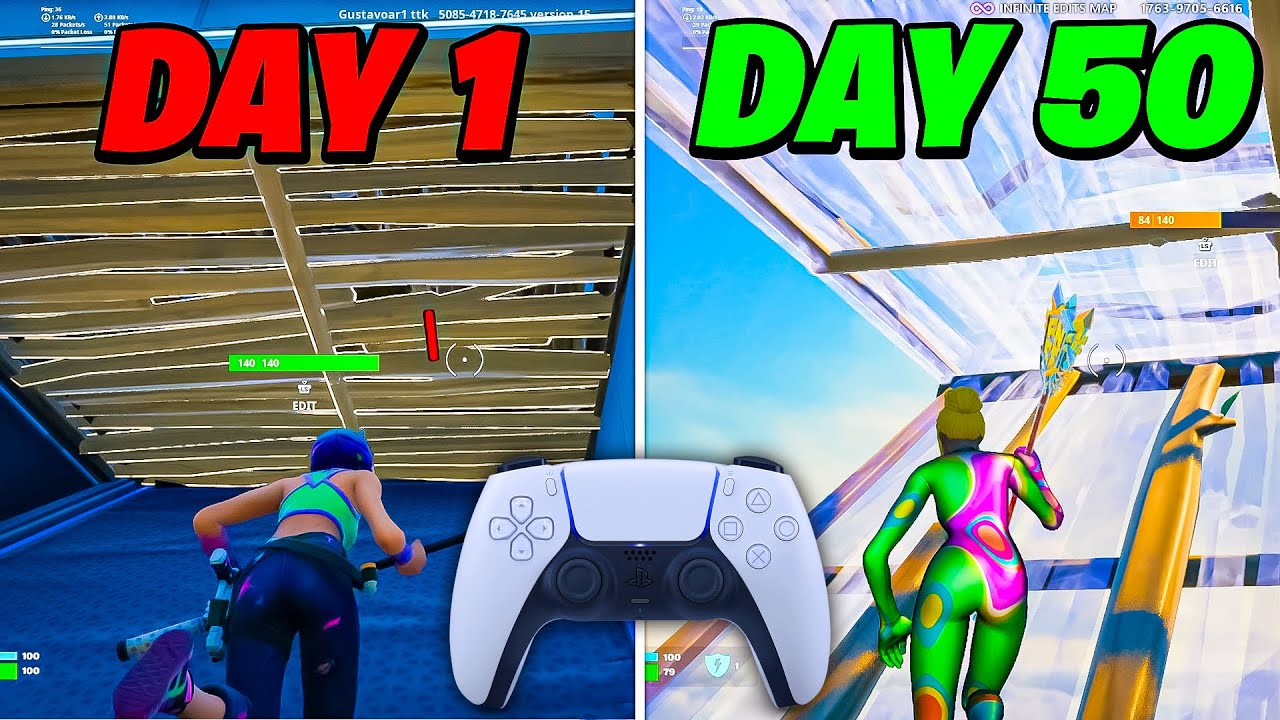 I Grinded Controller Fortnite for 50 Days...(insane results)