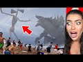 Reacting to GODZILLA vs SIREN HEAD.. (IN REAL LIFE)