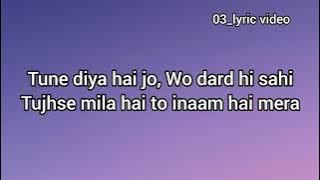 Lyrics Video/Ae Dil Hai Mushkil /Arijit singh