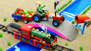 Mini tractor transporting | Radha Krishna Trolly | Gauri Ganesh Murti durga Navratri,water tanker