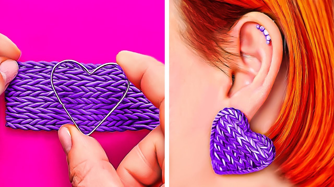 DIY POLYMER CLAY JEWELRY AND MINI CRAFTS - YouTube