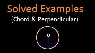 Solved questions (2)( shortcut) on chord and perpendicular on a chord | IBPS | Bank PO | SSC