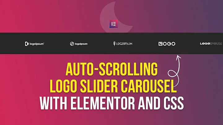 How to Create an Auto-Scrolling Logo Slider Carousel with Elementor and CSS